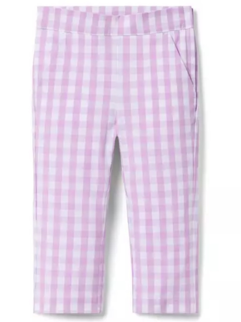 Janie & Jack Girls Infant Toddler Gingham Pants Lavendar Lilac Check NWT 3T New